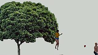 Samba lady explores new 2024 hentai game sex 😈