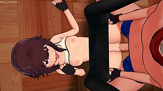 i love horny megumin in adult sport outfit