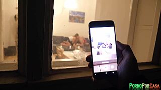 Neighbor Spies on Me with Friend Paola Hard