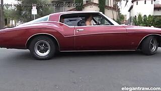 Double Surfing USA with Monster Cock and Wild Group Pussy Licking Outdoors