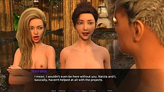 lets play nudist school part 13 with hot beach vibes.