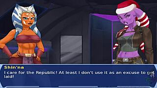 bang hot alien girls in star wars cosplay!