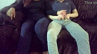 inviting friend to movie turns into deep blowjob