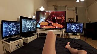 Double Handjob Action as Melody and Sissi Make Shane Explode