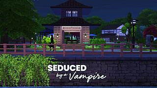 Flirting with a Vampire in 3D Hentai Gangbang Party Preview