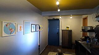 Porn behind the scenes with blonde babe