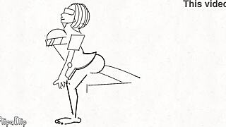 art cartoon smashing wet