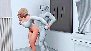 The subject of concentrating here is a teenaged girl who wakes up and voluntarily and passionlessly performs copulation with an animated partner