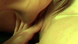 Horny European babes lick each other's hairy beavers!