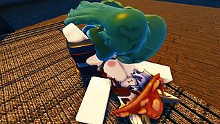 Roblox Porn Compilation 1 Brings Cute Cartoon Characters to Life. Monster Cock Action in 3D Stuns!