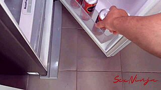 Step sister bets she can make me finish super quick