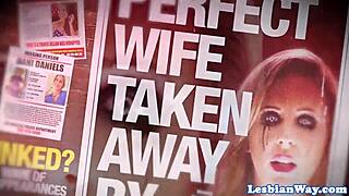 레즈 미녀들 화려한 3P 가위밥 짜기