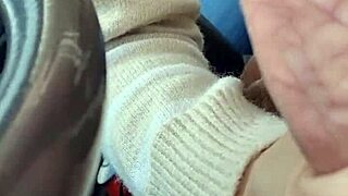 Car Blowjob with Full Swallow