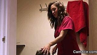 Hot Doll Swallows Jizz Load on Her Face, Craving Cum Swapping?