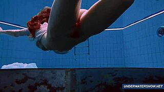 wow, marketa's hairy underwater show is just amazin, ya gotta see it!