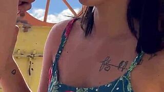 my girlfriend moaning loudly on my dick, that sexy brunette amateur 😍