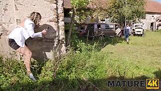Mature4K: Wrong Turn Leads to Right Pussy Action