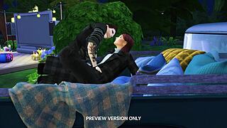 Flirting with a Vampire in 3D Hentai Gangbang Party Preview