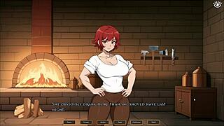 Can muscular redhead femdom creampie in hot forge hentai game ep 3?