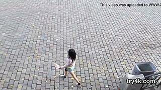 Natural cutie gives POV blowjob and gets wet pussy pounded hard