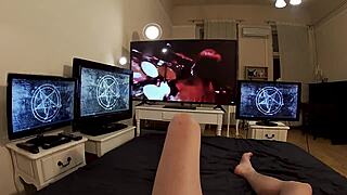 Double Handjob Action as Melody and Sissi Make Shane Explode