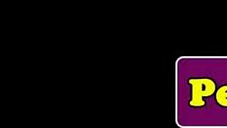 this lingeried beauty takes a massive facial after sucking