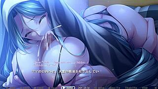 What's bunny's mama doing in this daikou service scene?