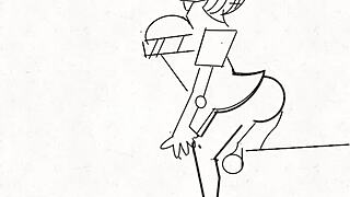 art cartoon smashing wet