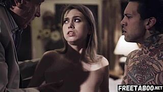 slutty step sister jill kassidy fucks stepbrother and another guy