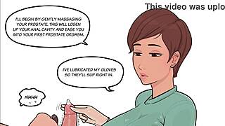 Hej, chceš se naučit divokou lekci prostaty s šílenými triky anime hentai? Pojďme! 😜