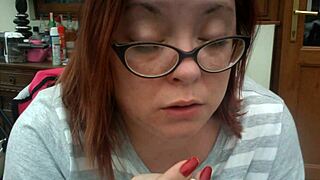 European chubby smoker Tina Snua’s morning drag and cough fetish