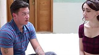 Yo, wanna see stepbrother drill stepsister's tight ass?