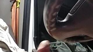 jerkoff cum cockring stroking