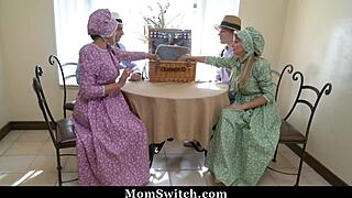 Landsby-MILF Pristine Edge bytter cowboys med Penny Barber