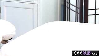 Beautiful milf haley sweet swallows client's big dick?