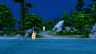 Waterfall sex drilling legs, blowjob, riding anal pussy to creampie orgasm.