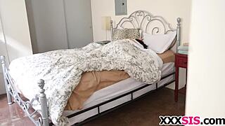 His stepsis Aidra Fox, a dirty slut, gives blowjob to big cock