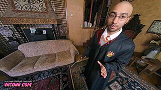 Laney Grey does a VR Hogwarts porn parody with XXX scenes