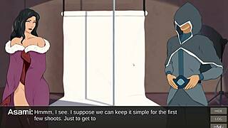 Angry Korra Gives Intense Blowjob with Her Big Tits