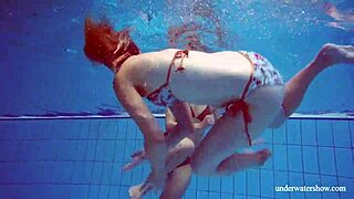 Me and Melisa Darkova stripping underwater