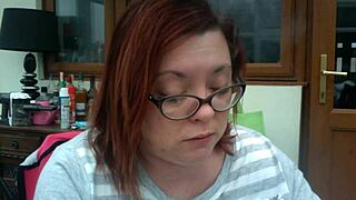 BBW Tina Snua Smokes First Cigarette Of The Morning, Coughing Fetish With Glasses