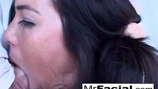 ashley likes it sloppy with facial and sucking 😋