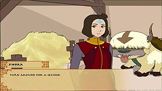 Pema’s compliant timing with the Four Elements Trainer dating game