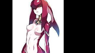 Mipha from Legend of Zelda in hot hentai compilation
