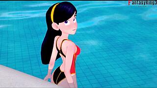 violet parr inside the pool pov the incredibles short watch the full version on red and extra scenes on premium