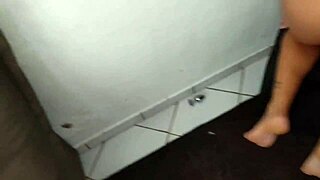 Married woman adjusts panties plugs and thrusts into greedy ass