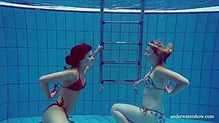 Me and Melisa Darkova stripping underwater