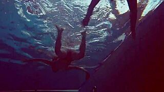 Me and Melisa Darkova stripping underwater