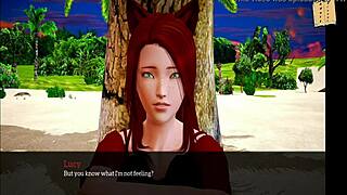 my new family episode with redhead amateur showing small tits in homemade erotic cartoon