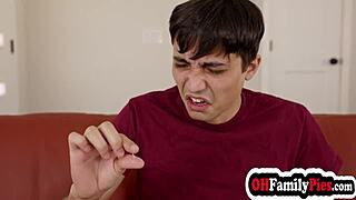 Shove that big dick deep, stepbro! Chloe Temple craves rough teen banging.